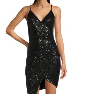 Special Occasion Black Sequin Party Dress, size 9 Junior